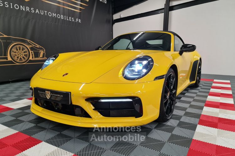 Porsche 992 PORSCHE 992 CARRERA 4S CABRIOLET JAUNE RACING – ÉCHAPPEMENT SPORT / SPORT DESIGN - <small></small> 139.990 € <small></small> - #3