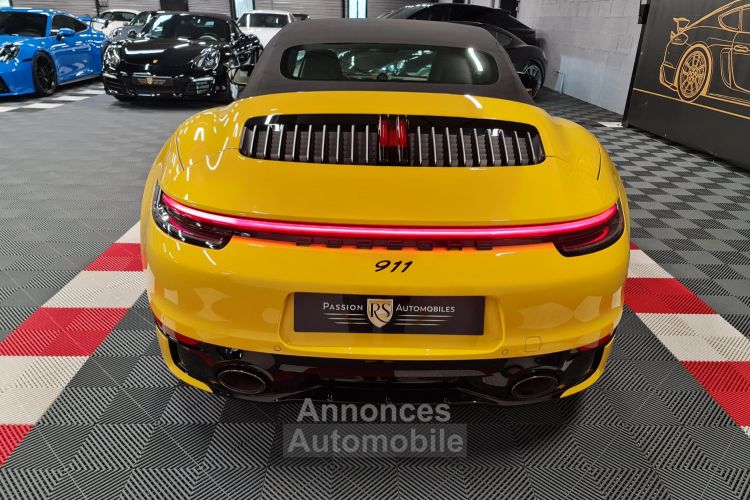 Porsche 992 PORSCHE 992 CARRERA 4S CABRIOLET JAUNE RACING – ÉCHAPPEMENT SPORT / SPORT DESIGN - <small></small> 139.990 € <small></small> - #14