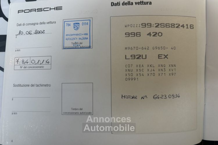 Porsche 996 3.6 Turbo X50 BV6 - 2002 - <small></small> 88.900 € <small>TTC</small> - #70