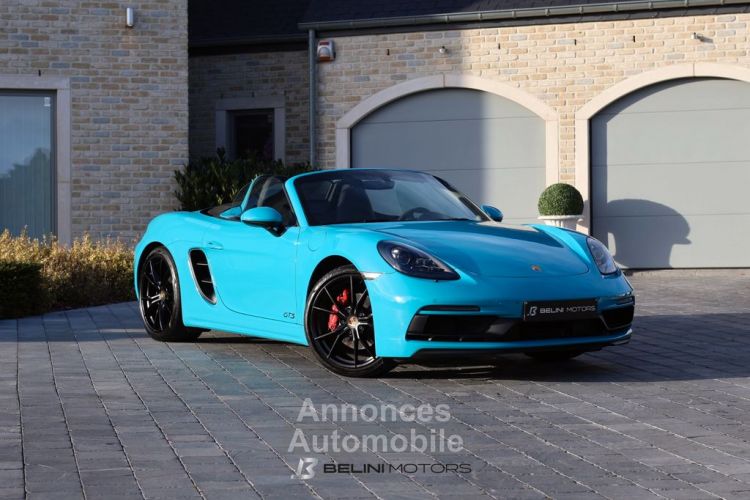 Porsche Boxster 718 GTS bleu miami / Echappement sport / Chrono / Garantie 12 mois - <small></small> 83.700 € <small>TTC</small> - #1