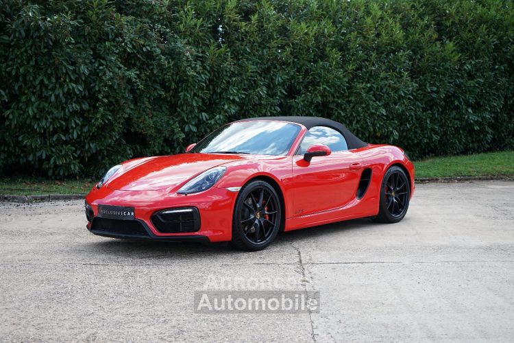 Porsche Boxster 981 GTS PDK - Parfaitement Optionné (Pack Intérieur GTS, Carbone, Sièges Sport Plus, BOSE, ...) - Carnet 100% PORSCHE - Révisée 07/2024 - Gar. 12 Mois - <small></small> 84.900 € <small>TTC</small> - #2