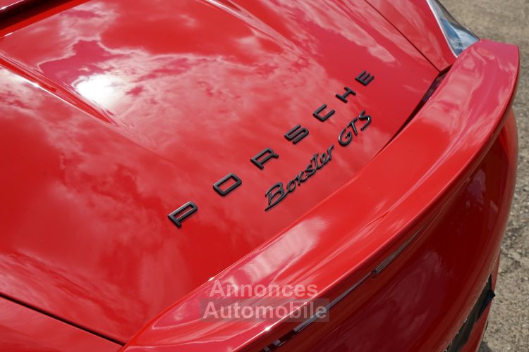 Porsche Boxster 981 GTS PDK - Parfaitement Optionné (Pack Intérieur GTS, Carbone, Sièges Sport Plus, BOSE, ...) - Carnet 100% PORSCHE - Révisée 07/2024 - Gar. 12 Mois - <small></small> 84.900 € <small>TTC</small> - #22