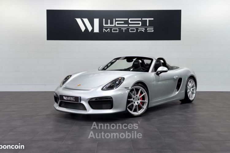 Porsche Boxster 981 Spyder 3.8 375 – Immat France Superbe 19 880 km Chrono Cam. Recul 64L 988EMOIS - <small></small> 112.900 € <small>TTC</small> - #1