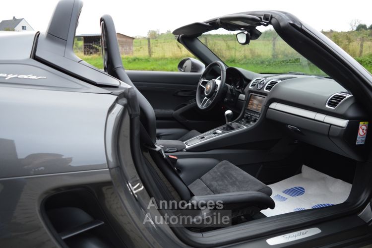 Porsche Boxster Spyder 3.8i 375 ch Sièges carbonne - 7.600 km - <small></small> 115.900 € <small></small> - #8