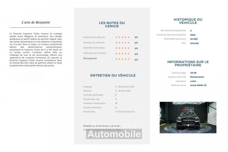 Porsche Cayenne 4.8i V8 - 520 - BVA Tiptronic S - Start&Stop 2010 Turbo PHASE 2 - <small></small> 44.900 € <small>TTC</small> - #11