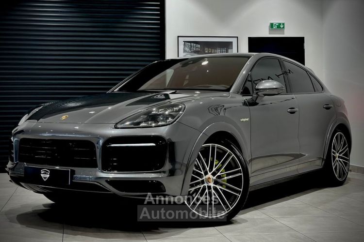 Porsche Cayenne COUPE E-HYBRID 3.0 V6 462 Ch PACK SPORTDESIGN JA22 TURBO CARBONE ACC MATRIX SIEGE 18 ATTELAGE APPROVED 12.2025 TOUTE OPTIONS - <small></small> 79.990 € <small>TTC</small> - #1