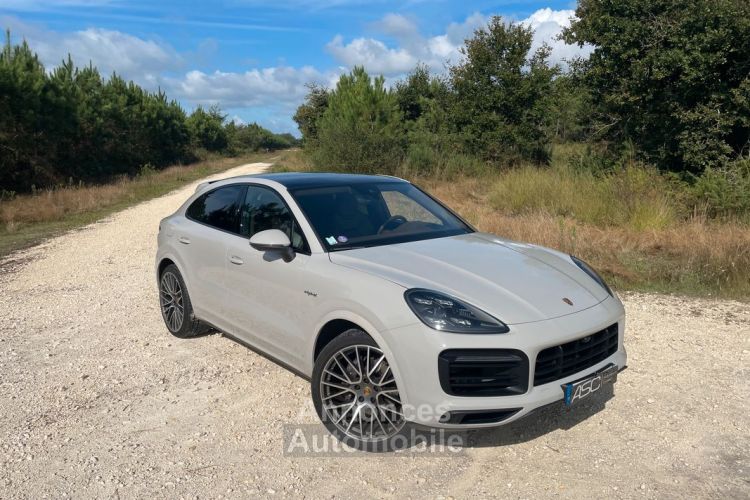 Porsche Cayenne coupe e-hybrid hybride 462 bva, gris craie, espresso, francais, historique 100% - <small></small> 84.090 € <small>TTC</small> - #1