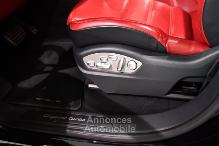 Porsche Cayenne Turbo 4.8 V8 520 GPS TO Caméra AV + AR 360 Échappement Burmester Pneumatique PDLS JA 21 Sport édition - <small></small> 55.990 € <small>TTC</small> - #15