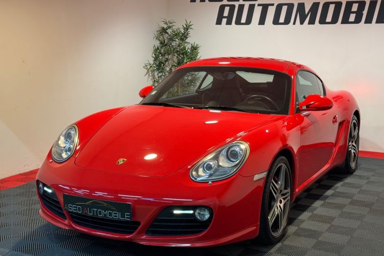 Porsche Cayman 987.2 S 3.4i PDK 320 CV Rouge Indien - 2