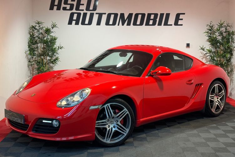 Porsche Cayman 987.2 S 3.4i PDK 320 CV Rouge Indien - 1