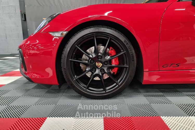 Porsche Cayman PORSCHE CAYMAN 981 GTS 3.4L 340 CV PDK – 40 000 KM – Rouge Carmin – BOSE/PCM/Ciel De Toit Alcantara - <small></small> 82.990 € <small>TTC</small> - #8