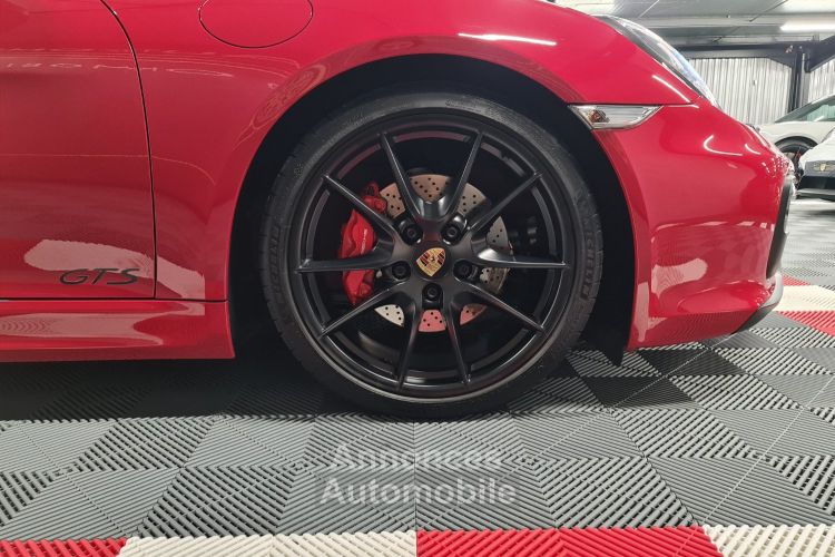 Porsche Cayman PORSCHE CAYMAN 981 GTS 3.4L 340 CV PDK – 40 000 KM – Rouge Carmin – BOSE/PCM/Ciel De Toit Alcantara - <small></small> 82.990 € <small>TTC</small> - #18