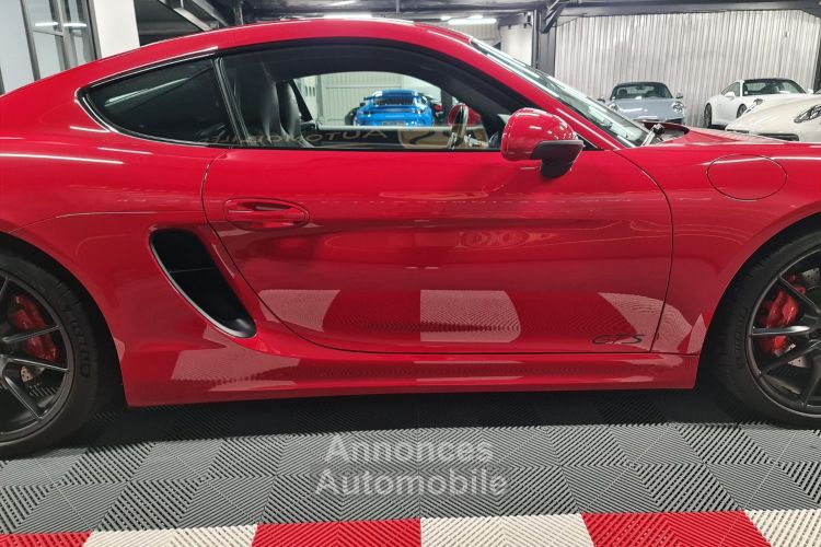 Porsche Cayman PORSCHE CAYMAN 981 GTS 3.4L 340 CV PDK – 40 000 KM – Rouge Carmin – BOSE/PCM/Ciel De Toit Alcantara - <small></small> 82.990 € <small>TTC</small> - #21