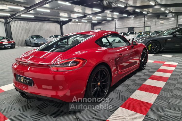 Porsche Cayman PORSCHE CAYMAN 981 GTS 3.4L 340 CV PDK – 40 000 KM – Rouge Carmin – BOSE/PCM/Ciel De Toit Alcantara - <small></small> 82.990 € <small>TTC</small> - #46