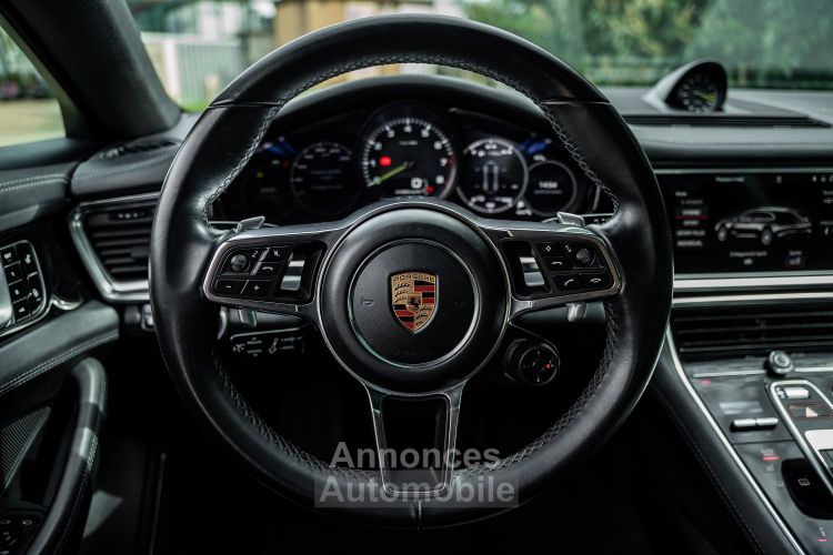 Porsche Panamera Sport Turismo 4 E-Hybrid - 906 €/mois - Toit Pano, Echap. Sport, Roues AR Directrices, SportDesign Noir, Bose, Caméra 360°, ... - Révisée 2024 - Gar. - <small></small> 83.500 € <small>TTC</small> - #23