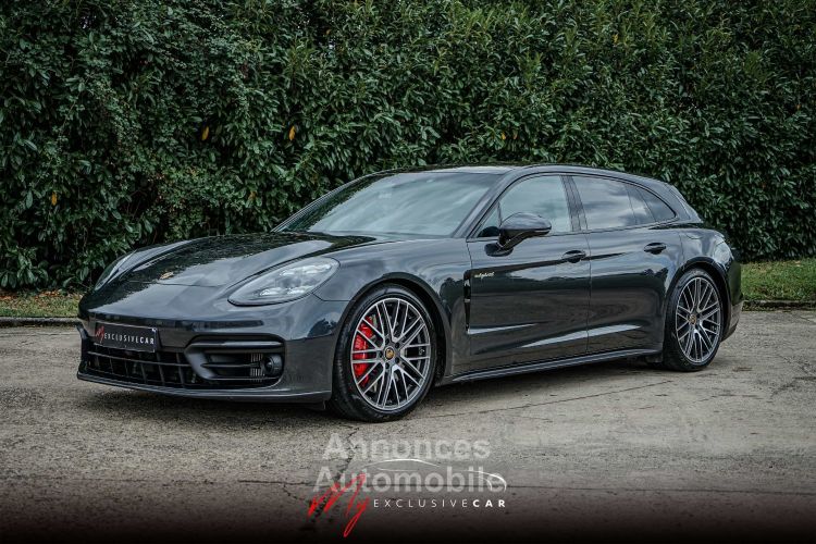 Porsche Panamera Sport Turismo 4S E-Hybrid - 1.483 €/mois - Toit Pano, Echap. Sport, Roues AR Directrices, Aff. Tête Haute, Bose, Caméra 360°, ... - Révisée 07/2024 - <small></small> 115.900 € <small>TTC</small> - #1