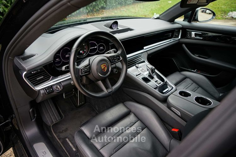 Porsche Panamera Sport Turismo 4S E-Hybrid - 1.483 €/mois - Toit Pano, Echap. Sport, Roues AR Directrices, Aff. Tête Haute, Bose, Caméra 360°, ... - Révisée 07/2024 - <small></small> 115.900 € <small>TTC</small> - #17