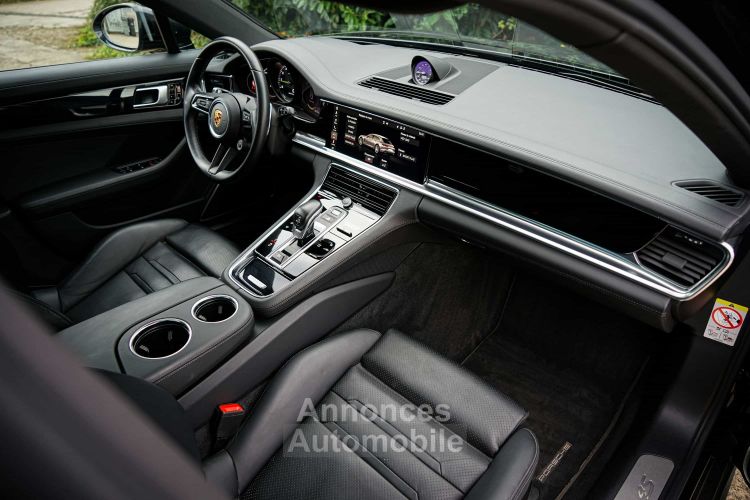 Porsche Panamera Sport Turismo 4S E-Hybrid - 1.483 €/mois - Toit Pano, Echap. Sport, Roues AR Directrices, Aff. Tête Haute, Bose, Caméra 360°, ... - Révisée 07/2024 - <small></small> 115.900 € <small>TTC</small> - #19