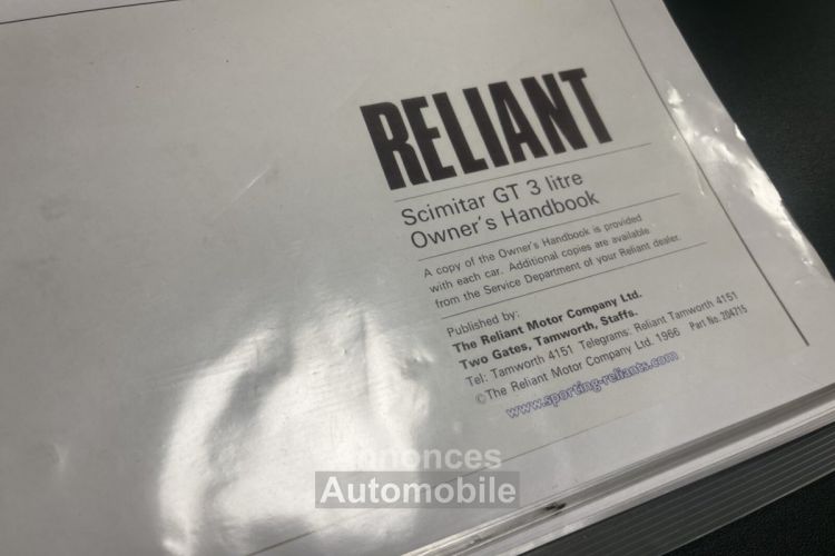 Reliant Scimitar GT SE4 - <small></small> 24.500 € <small>TTC</small> - #88