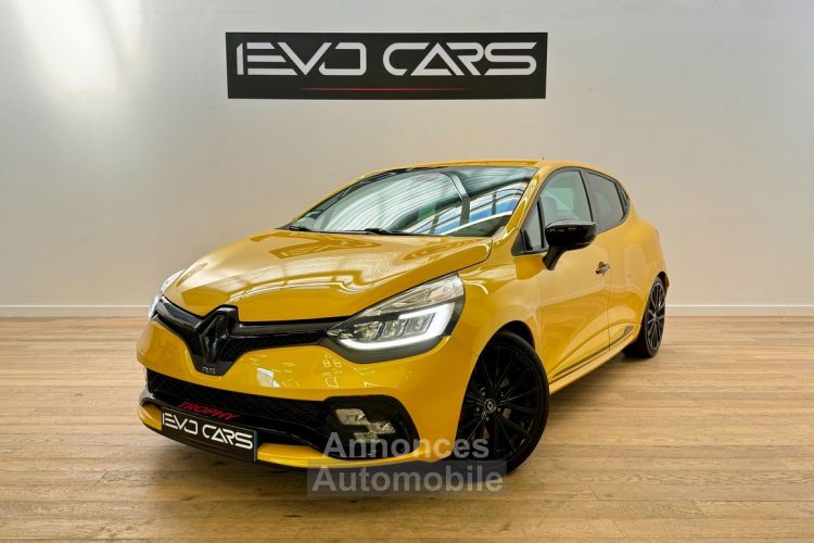 Renault Clio 4 RS Trophy 1.6 220 ch Jaune Sirius / Akrapovic / Bose / Cuir - <small></small> 26.990 € <small>TTC</small> - #1