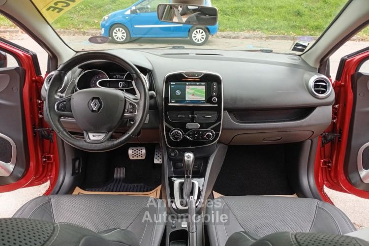 Renault Clio 4 tce 120cv GT-LINE cuir clim gps toit pano bva palette crit air 1 ct ok garantie 12 mois 10900 - <small></small> 10.900 € <small>TTC</small> - #5