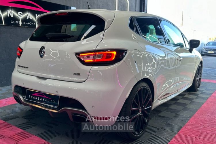 Renault Clio IV 1.6 Turbo 220 EDC RS Trophy BLANCHE BOSE CAMERA - <small></small> 24.990 € <small>TTC</small> - #4