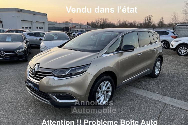 Renault Espace V 1.6 dCi 160ch INTENS EDC 7Places BVA Camera / Problème Boîte auto - <small></small> 9.990 € <small>TTC</small> - #1