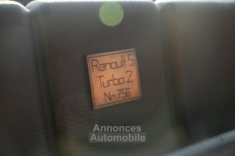 Renault R5 Turbo 1986 RENAULT 5 TURBO 2 - <small></small> 140.000 € <small></small> - #14