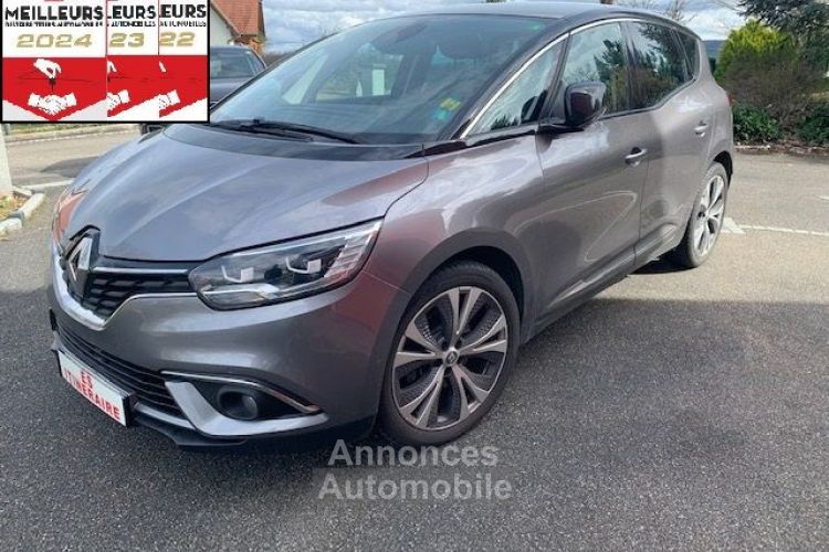 Renault Scenic Hybrid Dci 110 INTENS + toit panoramique première main suivi complet Gps sellerie mixte similicuir carbone foncé 125.000 km - <small></small> 12.490 € <small>TTC</small> - #1