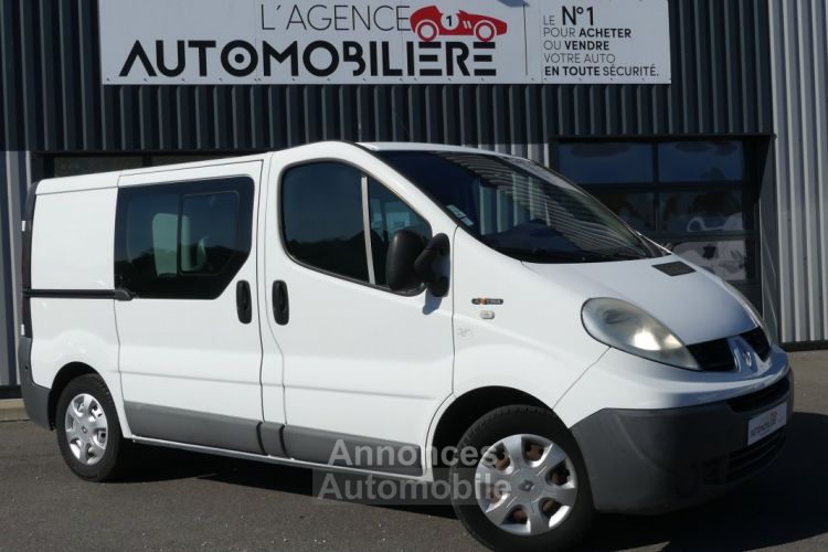 Renault Trafic CABINE APPROFONDIE 6 PLACES Phase 2 L1H1 1200kg 2.0 dCi 16V FAP 115 cv - <small></small> 12.990 € <small>TTC</small> - #7