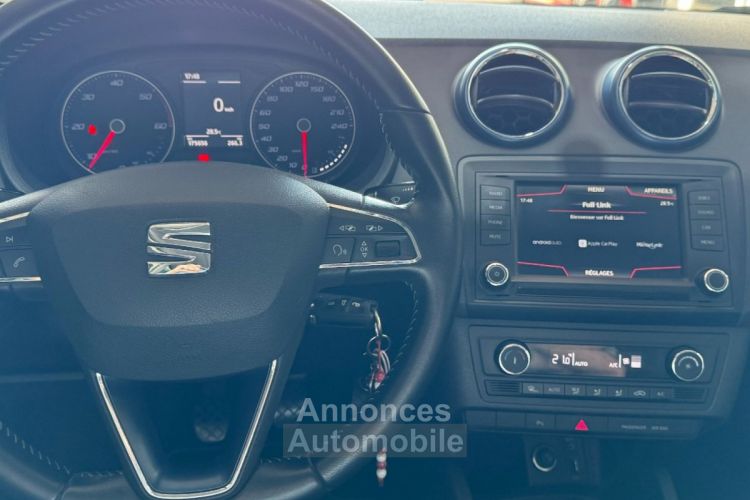 Seat Ibiza connect 1.4 tdi 90 ch feux led carplay - <small></small> 6.990 € <small>TTC</small> - #10