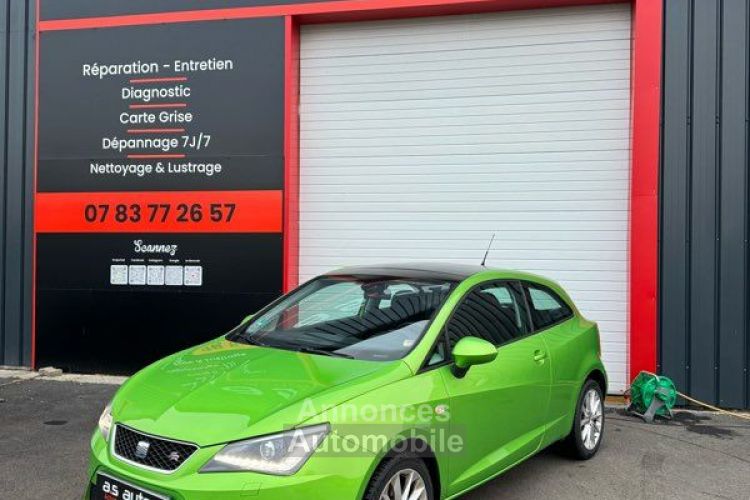 Seat Ibiza FR 1.4 TSI 150ch Boite automatique toit ouvrant feux led xenon clim auto sièges chauffants régulateur de vitesse - <small></small> 8.790 € <small>TTC</small> - #1