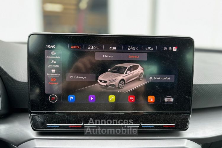 Seat Leon 1.5 TGI 130 BVM6 FR - ACC - CAMERA - CARPLAY - JANTES 18'' - <small></small> 16.990 € <small>TTC</small> - #48