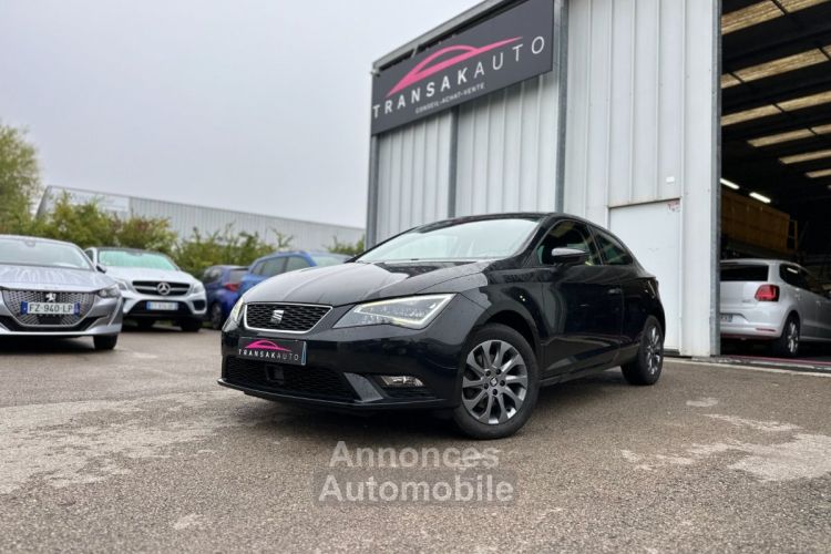 Seat Leon 1.6 TDI 110ch Style - SGES CUIR/ALCAN - RDR AV/ARR - GARANTIE 3 MOIS - <small></small> 11.990 € <small>TTC</small> - #1