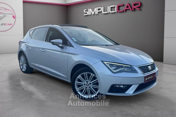 Seat Leon 2.0 TDI 150 DSG6 Xcellence *GARANTIE 12 MOIS* TOIT OUVRANT / CAMERA / BOITE AUTO / CHARGEUR INDUC - <small></small> 15.990 € <small>TTC</small> - #1