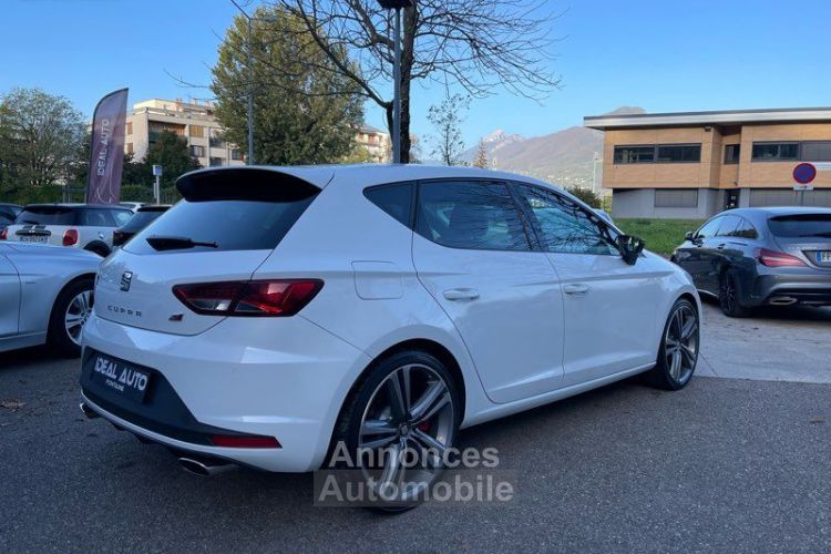 Seat Leon 2.0 TSI 280ch CUPRA Sound Echap Sport Full LED Cuir JA 19 - <small></small> 21.990 € <small>TTC</small> - #4