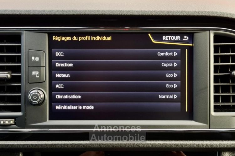 Seat Leon 2.0 TSI Cupra 300 4Drive Toit ouvrant Pack Hiver Assist GPS Caméra Carplay Garantie 1an - <small></small> 25.980 € <small>TTC</small> - #20