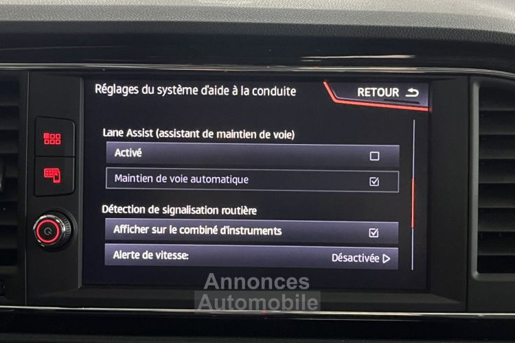 Seat Leon FR 1,5 TSI 150 DSG7 TOIT PANORAMIQUE OUVRANT ATTELAGE GPS CAMERA VIRTUAL COCKPIT HIFI BEATS APP - <small></small> 21.990 € <small>TTC</small> - #13