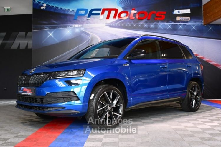 Skoda Karoq Sportline 2.0 TDI 150 DSG 4×4 GPS ACC Car Play Sono CANTON Caméra Virtual LED Lane Front JA 19 - <small></small> 28.990 € <small>TTC</small> - #1