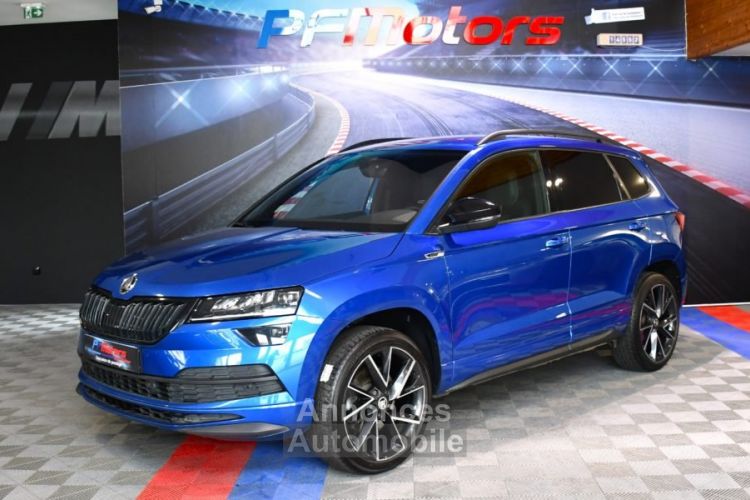 Skoda Karoq Sportline 2.0 TDI 150 DSG 4×4 GPS ACC Car Play Sono CANTON Caméra Virtual LED Lane Front JA 19 - <small></small> 28.990 € <small>TTC</small> - #4