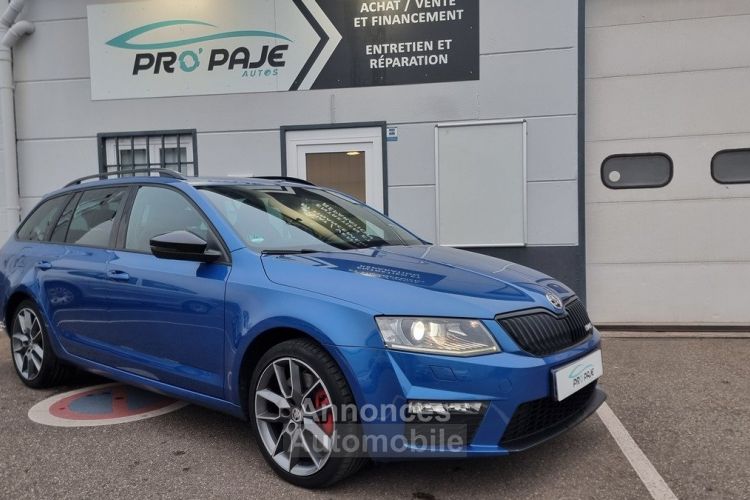 Skoda Octavia RS 2.0 TDI 184 CV SW DSG 6 / ATTELAGE / PALETTES / SUIVI D'ENTRETIEN /GARANTIE 12 MOIS - <small></small> 17.990 € <small>TTC</small> - #4