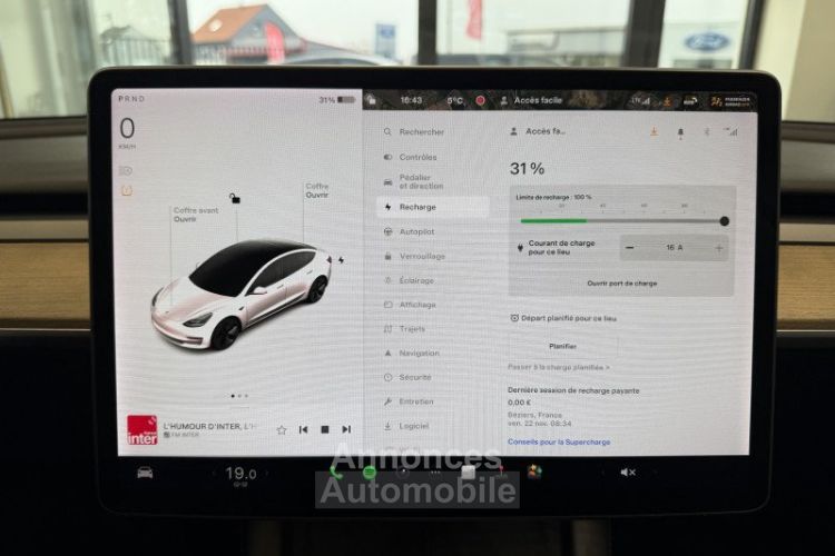 Tesla Model 3 / PARTIR 297,28/MOIS / STANDARD RWD PLUS MY21 - <small></small> 27.980 € <small>TTC</small> - #19