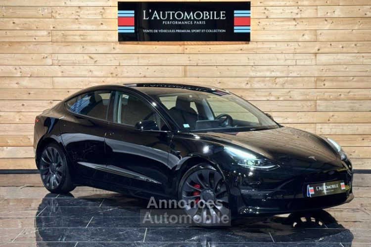 Tesla Model 3 (2) PERFORMANCE AWD 75 KWH AUTOPILOT AMÉLIORÉ 1 ère main pack - <small></small> 42.990 € <small>TTC</small> - #1