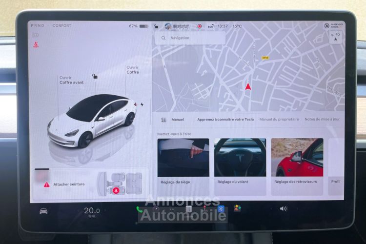 Tesla Model 3 275 AUTONOMIE STANDARD RWD 60KWH - <small></small> 27.990 € <small>TTC</small> - #21