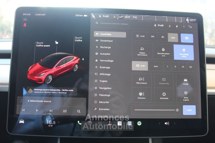 Tesla Model 3 306 AUTONOMIE STANDARD PLUS RWD 50KWH 4CV - <small></small> 20.990 € <small>TTC</small> - #12