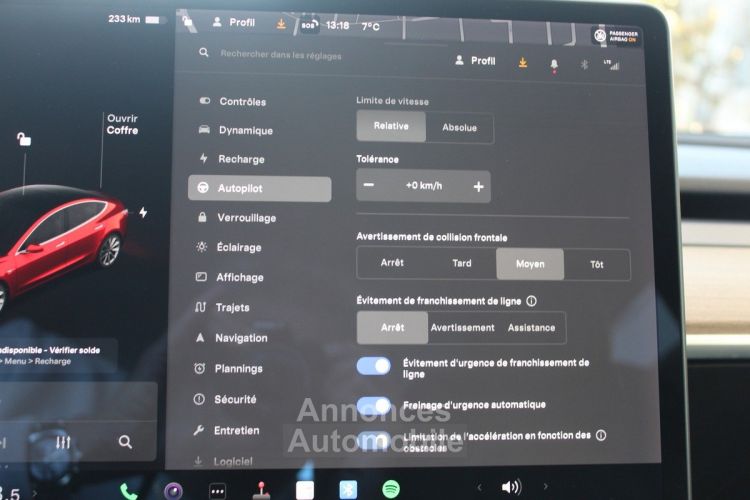 Tesla Model 3 306 AUTONOMIE STANDARD PLUS RWD 50KWH 4CV - <small></small> 20.990 € <small>TTC</small> - #29