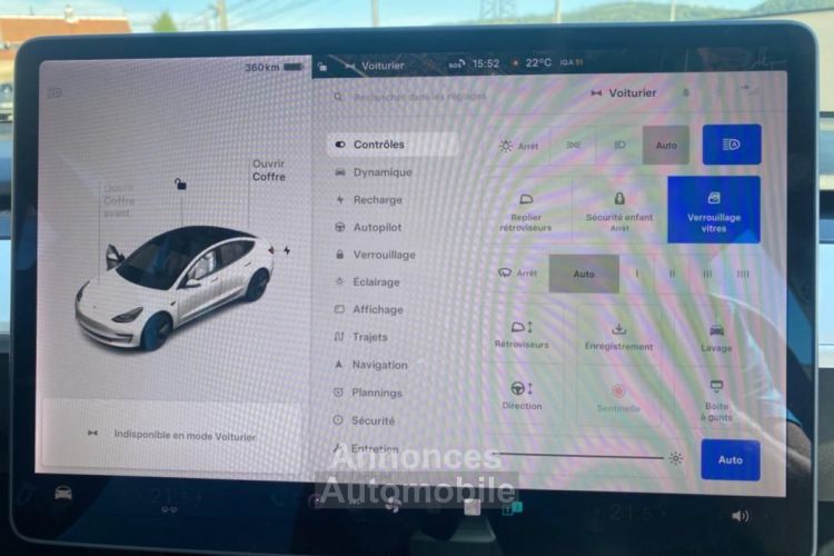 Tesla Model 3 306 AUTONOMIE STANDARD PLUS RWD 50KWH 7CV - <small></small> 27.490 € <small>TTC</small> - #19