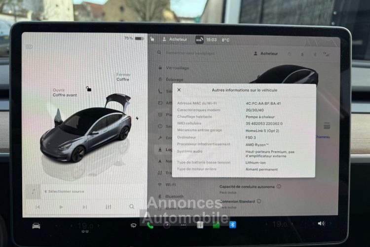 Tesla Model 3 Autonomie Standard Plus RWD - <small></small> 36.990 € <small>TTC</small> - #23