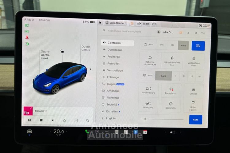 Tesla Model 3 Autonomie Standard Plus RWD - <small></small> 23.990 € <small>TTC</small> - #24