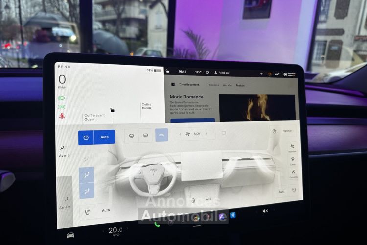 Tesla Model 3 Autonomie Standard Plus RWD TVA récupérable-première main-garantie constructeur - <small></small> 28.780 € <small>TTC</small> - #18